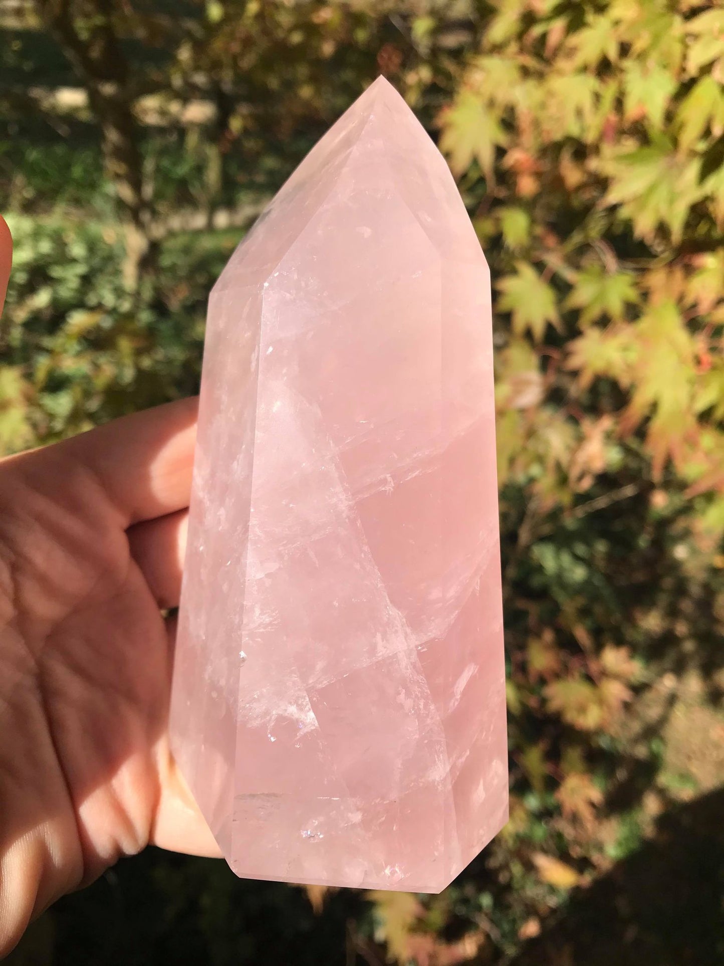 Rose Quartz Tower ~ Large