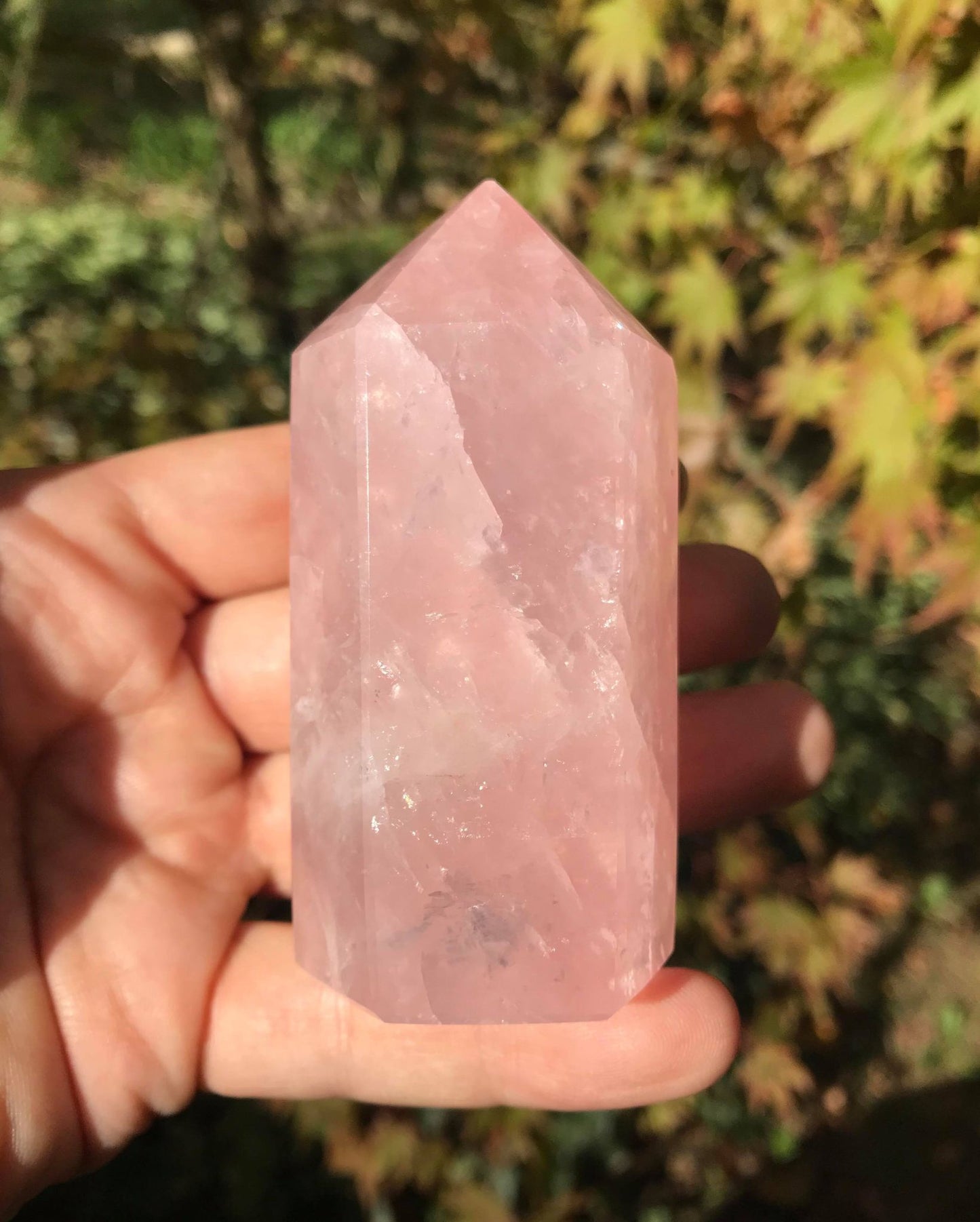 Rose Quartz Tower ~ Large