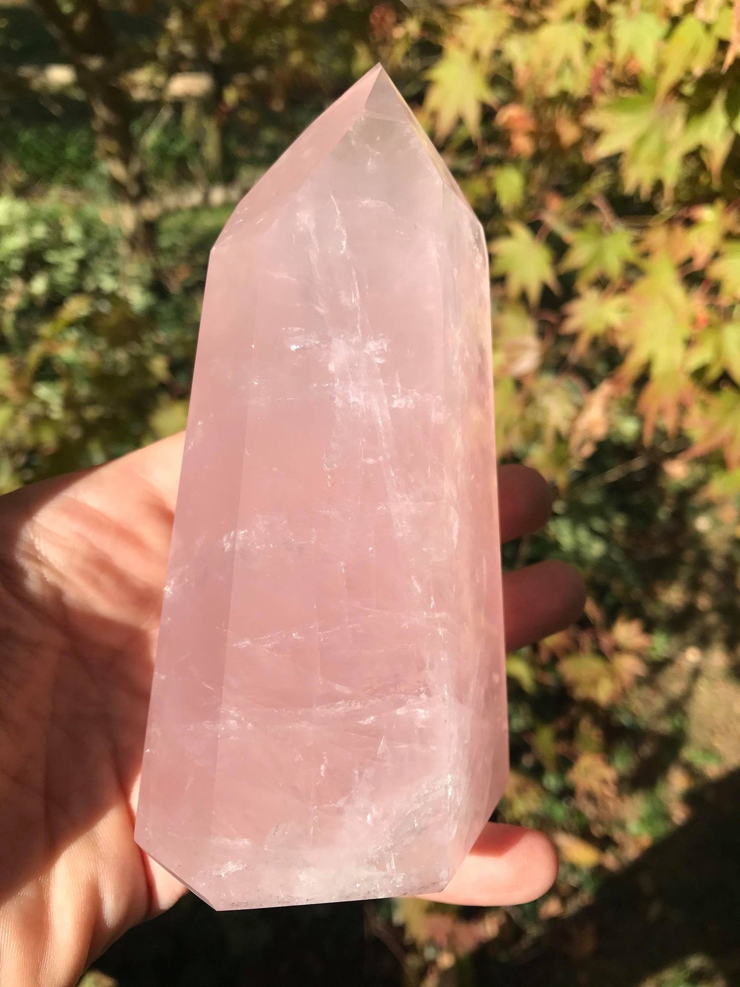 Rose Quartz Tower ~ Large