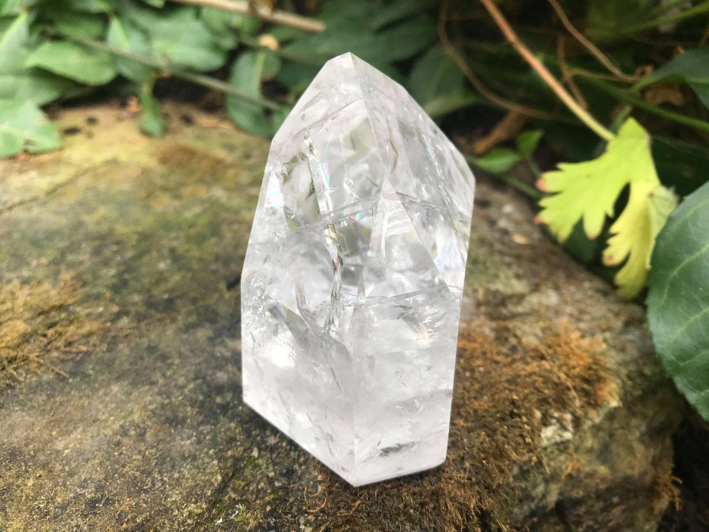 Fire & Ice Quartz Tower ~ Large