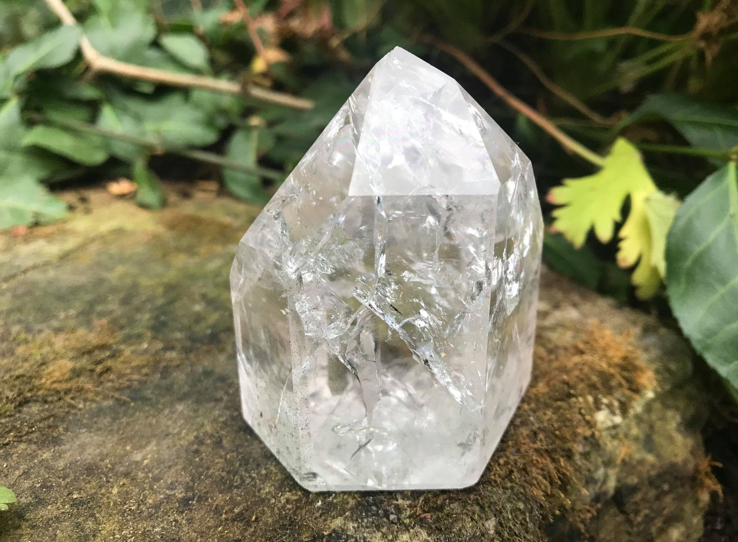 Fire & Ice Quartz Tower ~ Large