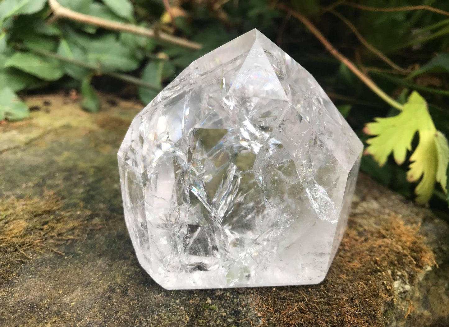 Fire & Ice Quartz Tower ~ Large