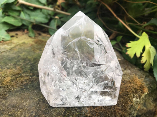Fire & Ice Quartz Tower ~ Large