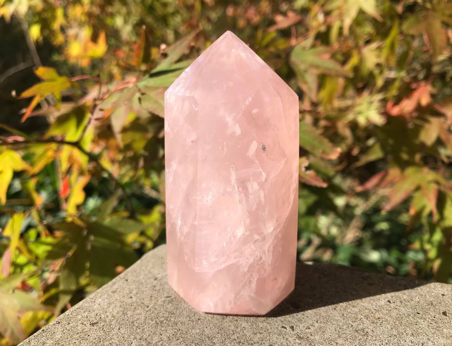 Rose Quartz Tower ~ Large