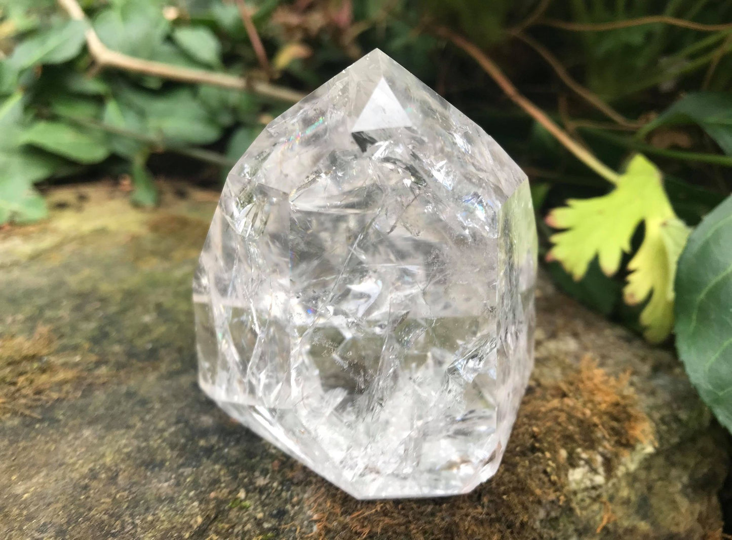 Fire & Ice Quartz Tower ~ Large