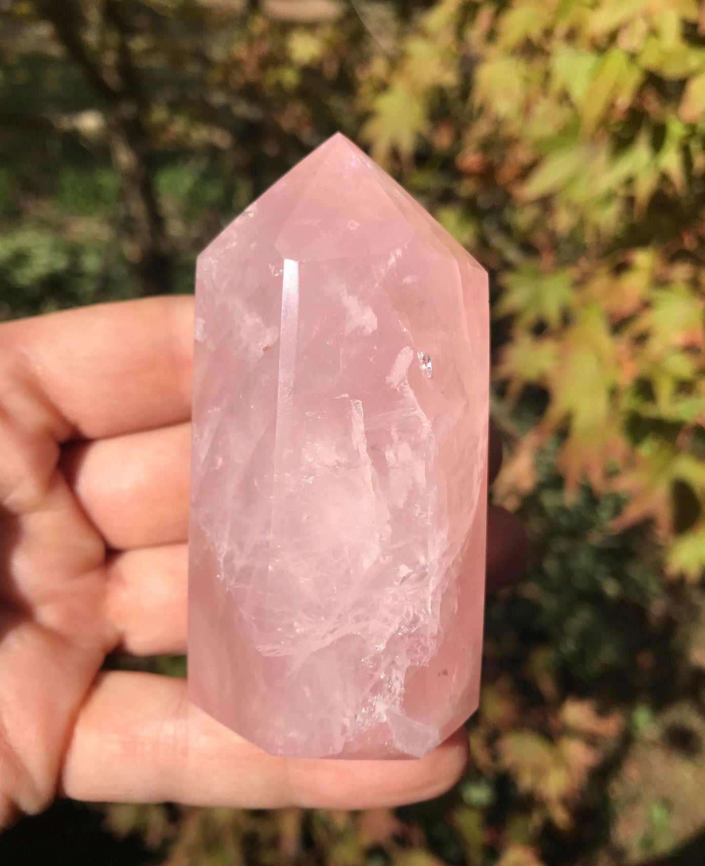 Rose Quartz Tower ~ Large