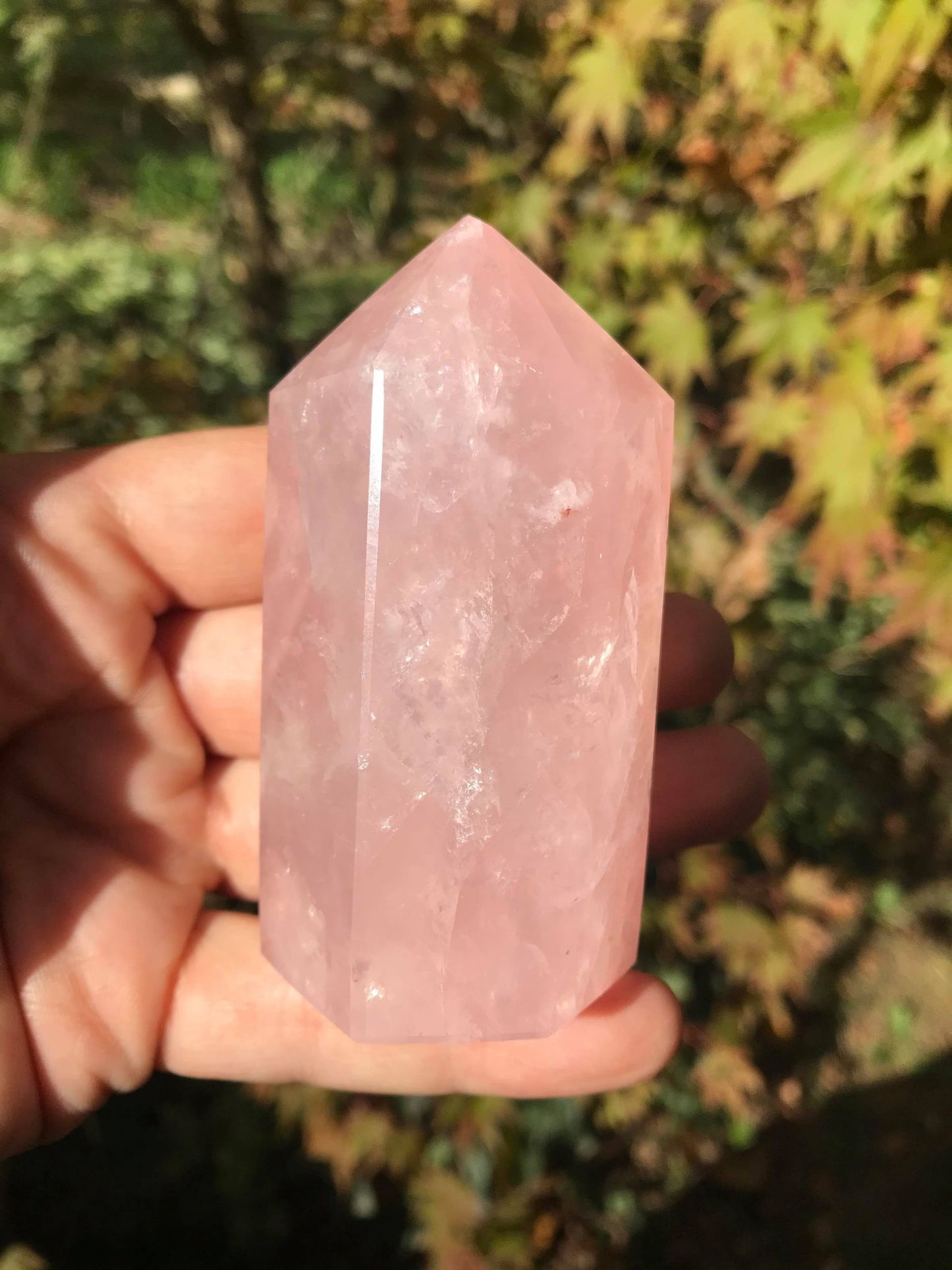 Rose Quartz Tower ~ Large