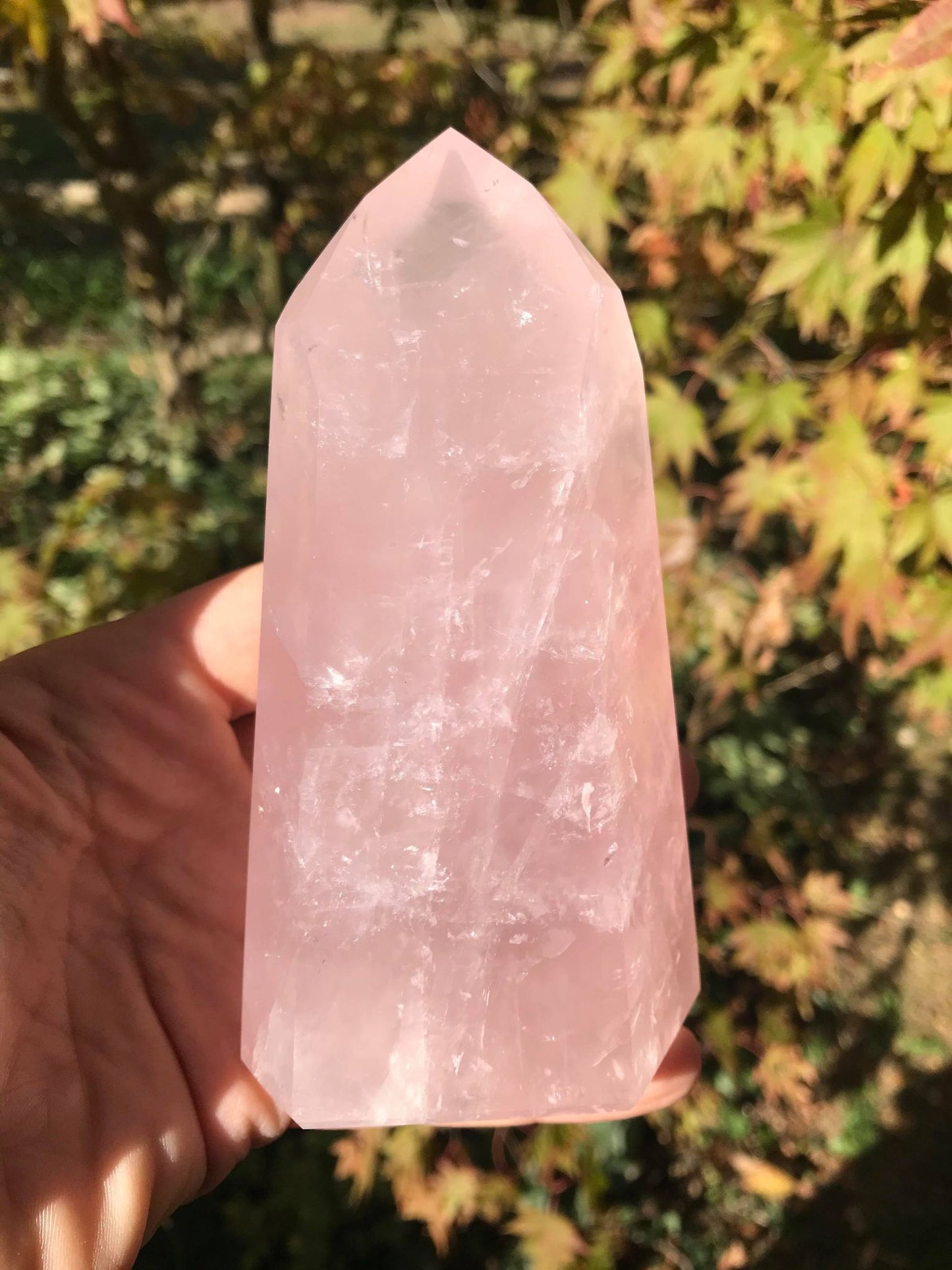 Rose Quartz Tower ~ Large