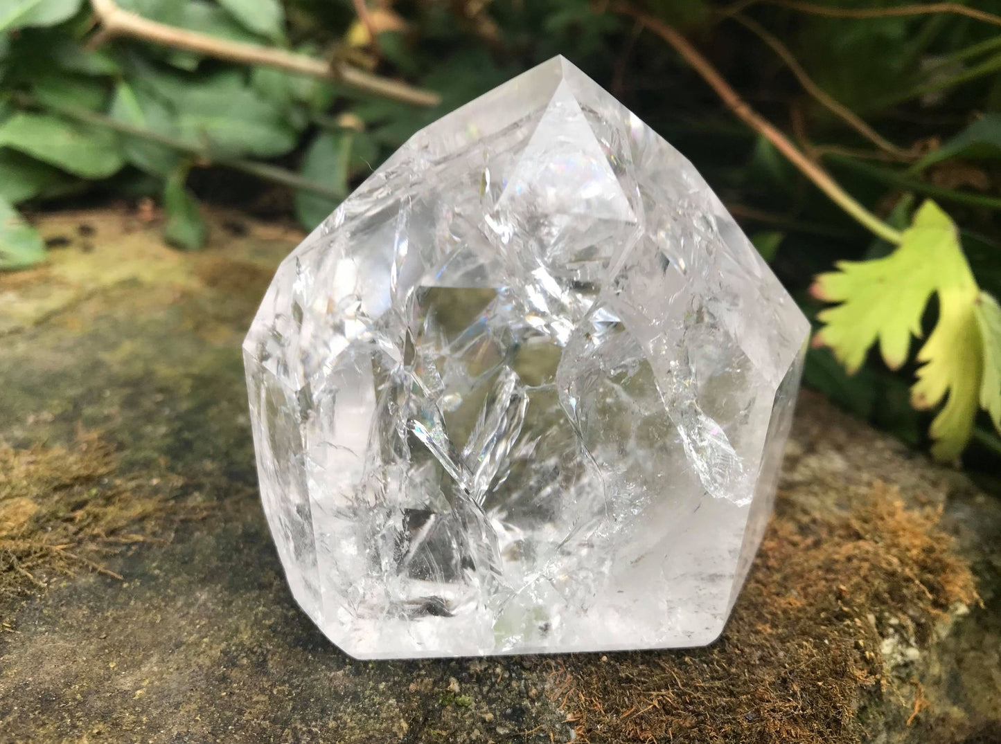 Fire & Ice Quartz Tower ~ Large