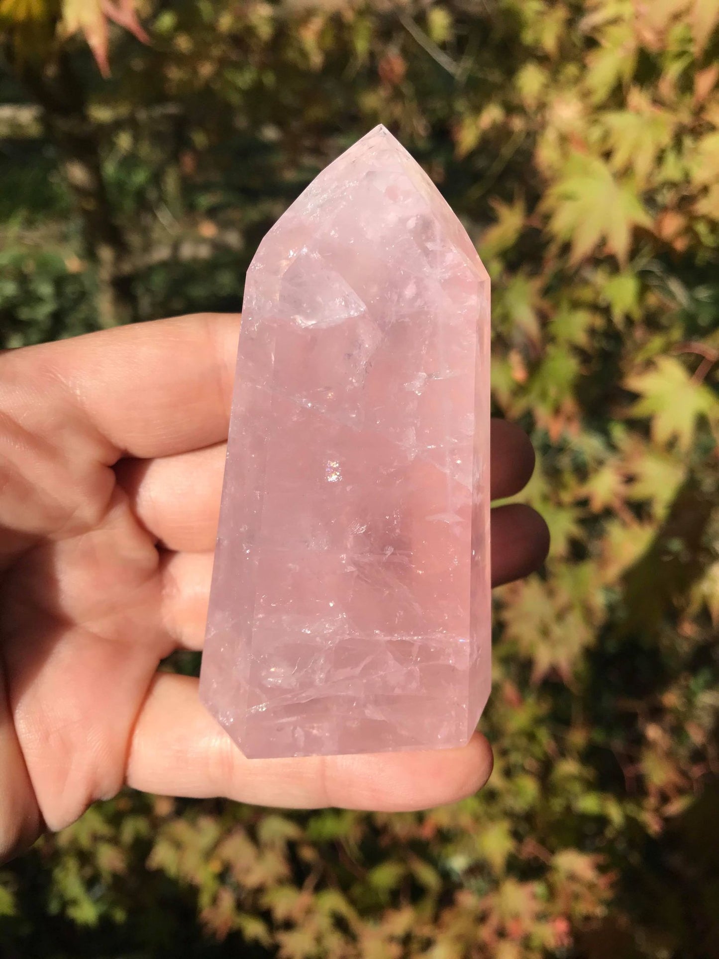 Rose Quartz Tower ~ Large