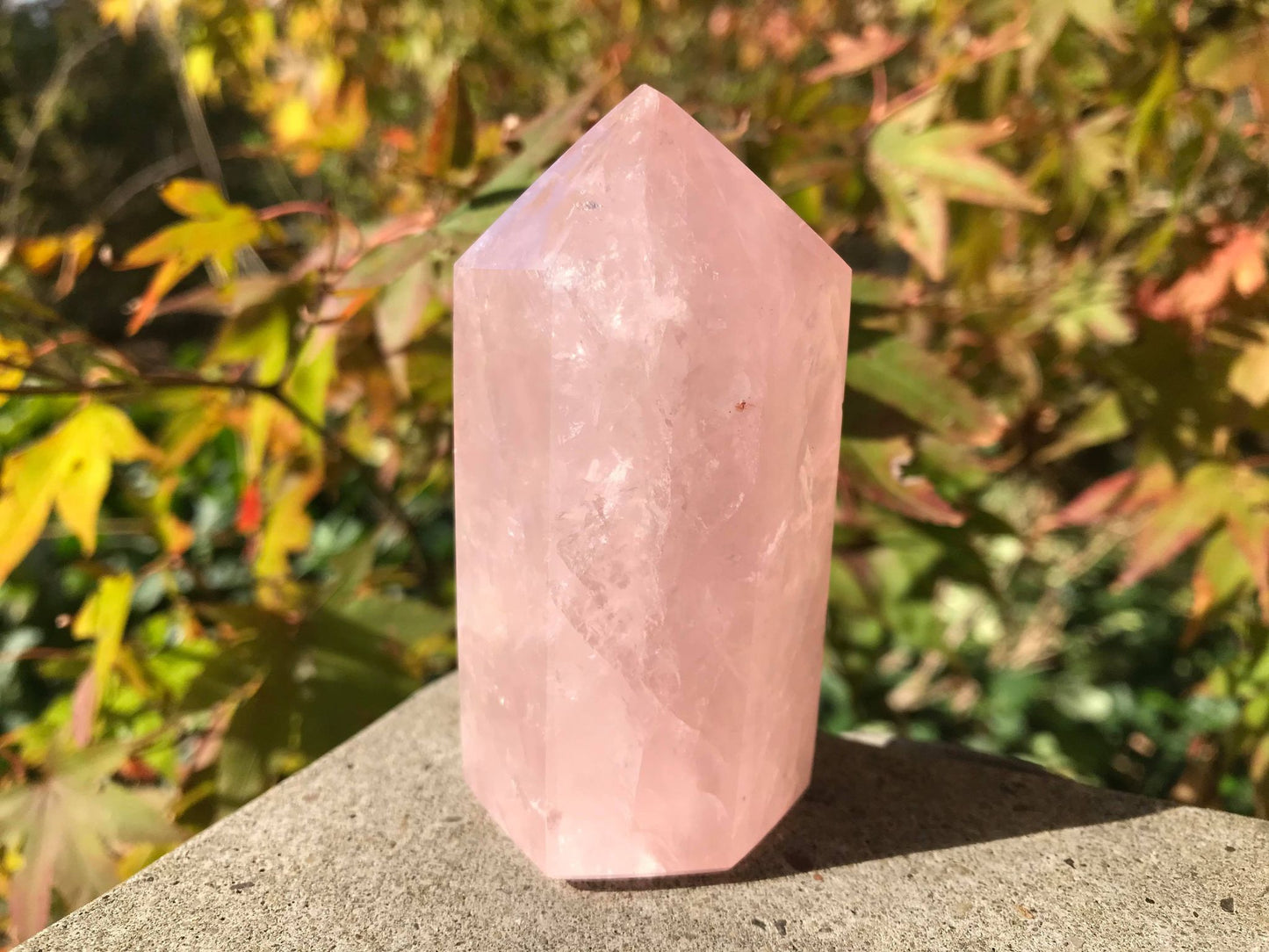Rose Quartz Tower ~ Large