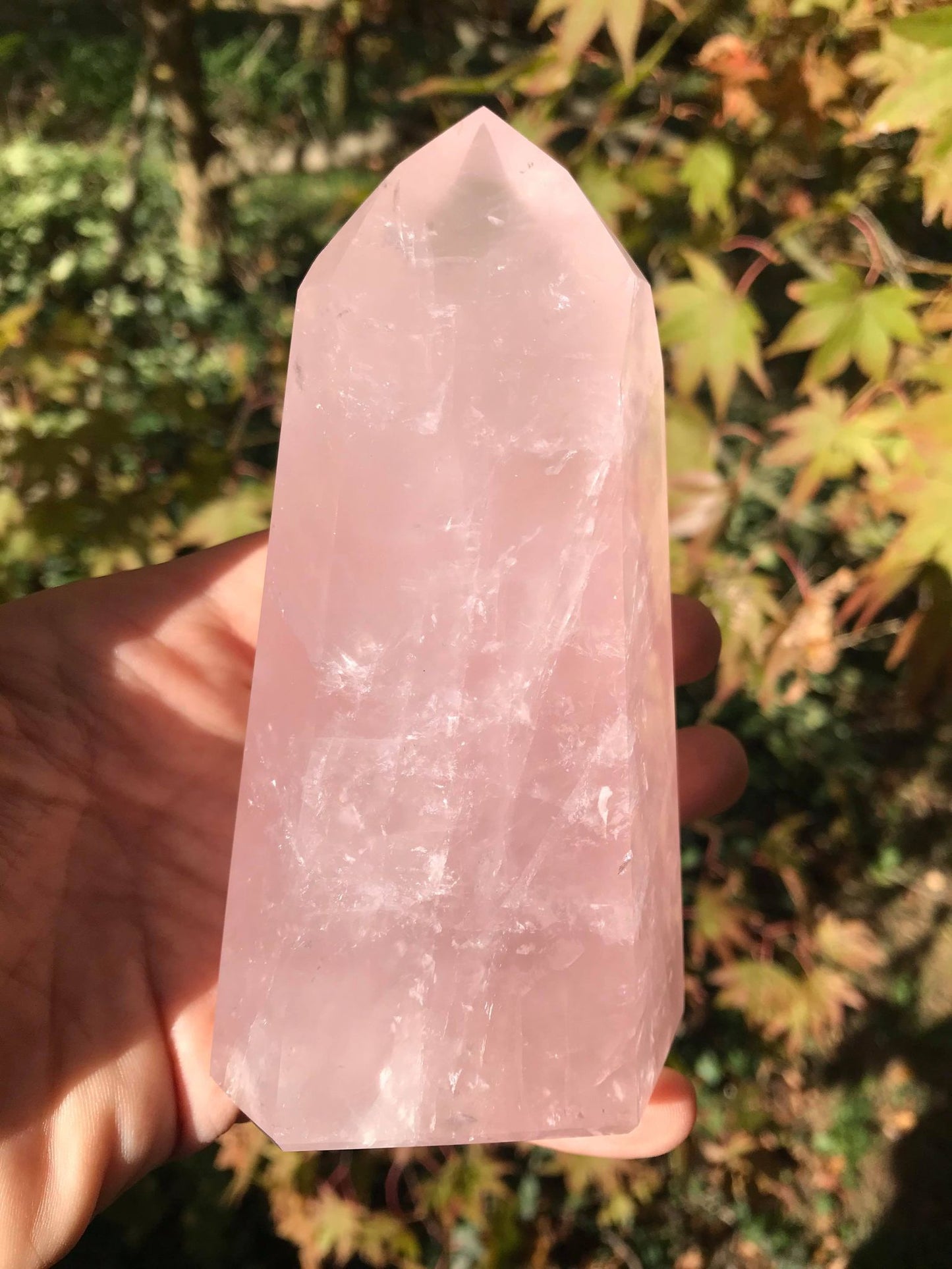 Rose Quartz Tower ~ Large