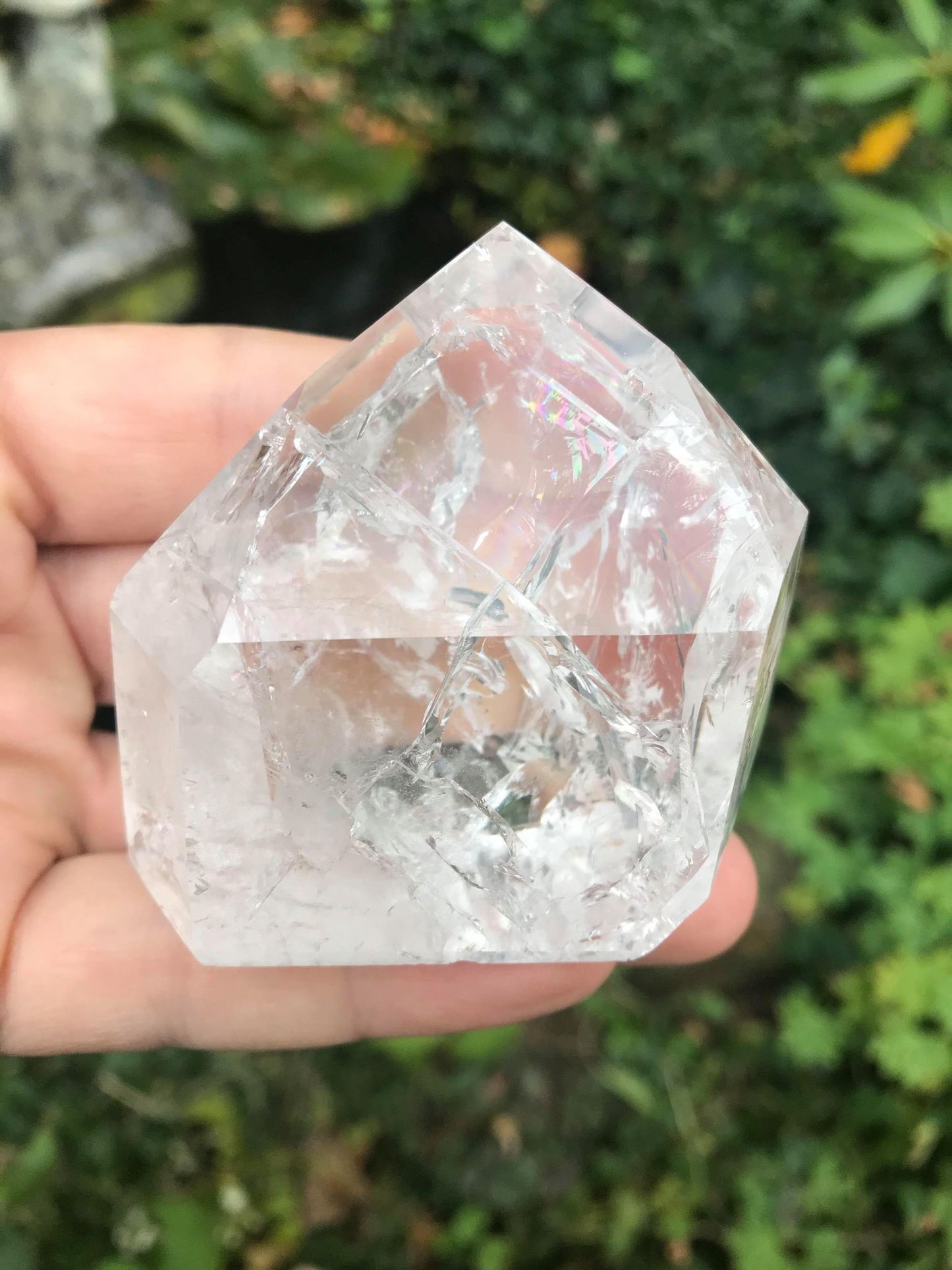 Fire & Ice Quartz Tower ~ Large