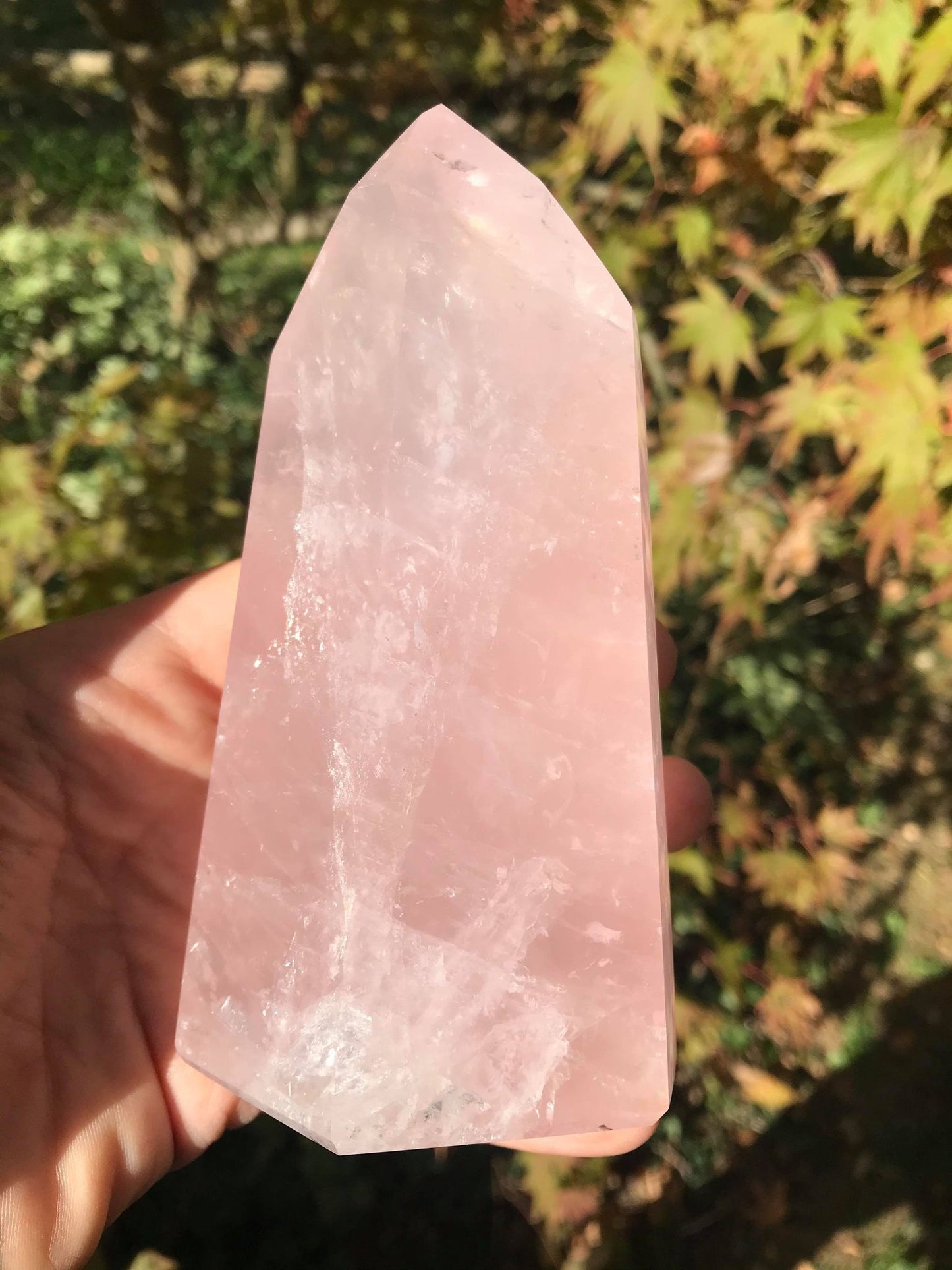 Rose Quartz Tower ~ Large