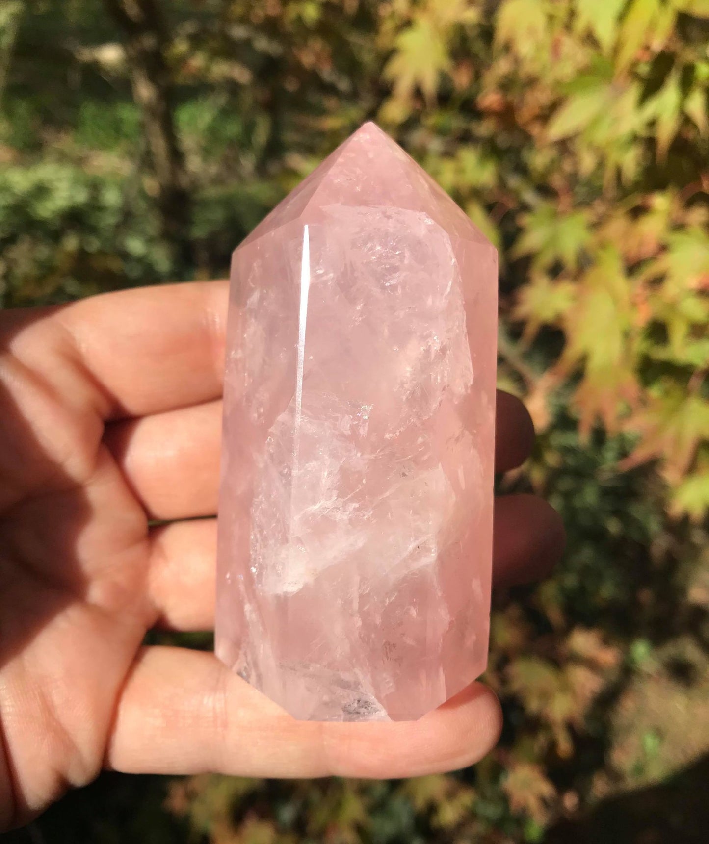 Rose Quartz Tower ~ Large