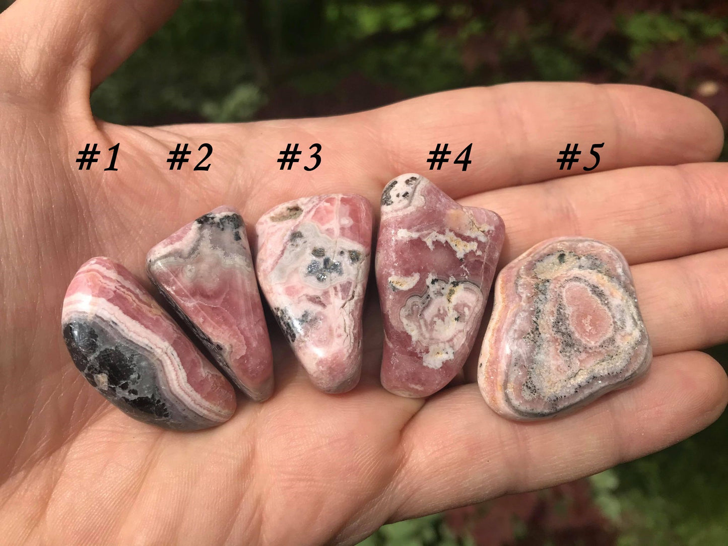 Rhodochrosite Tumbled Stones