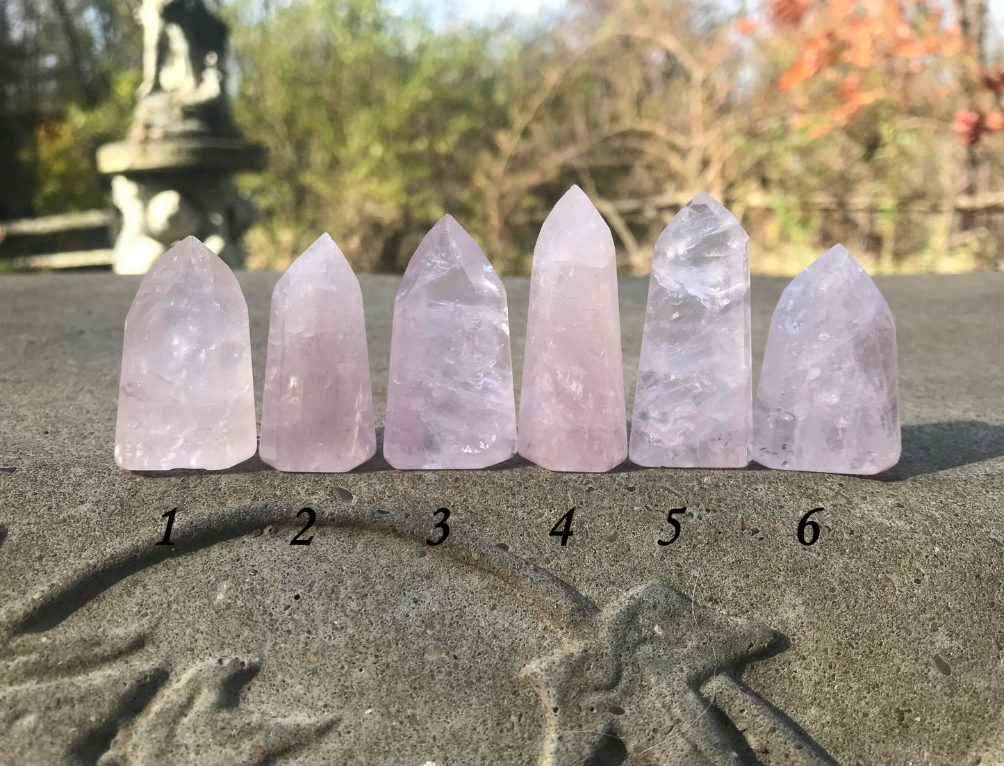 Rose Quartz Towers ~ Mini ~ Small ~ Medium