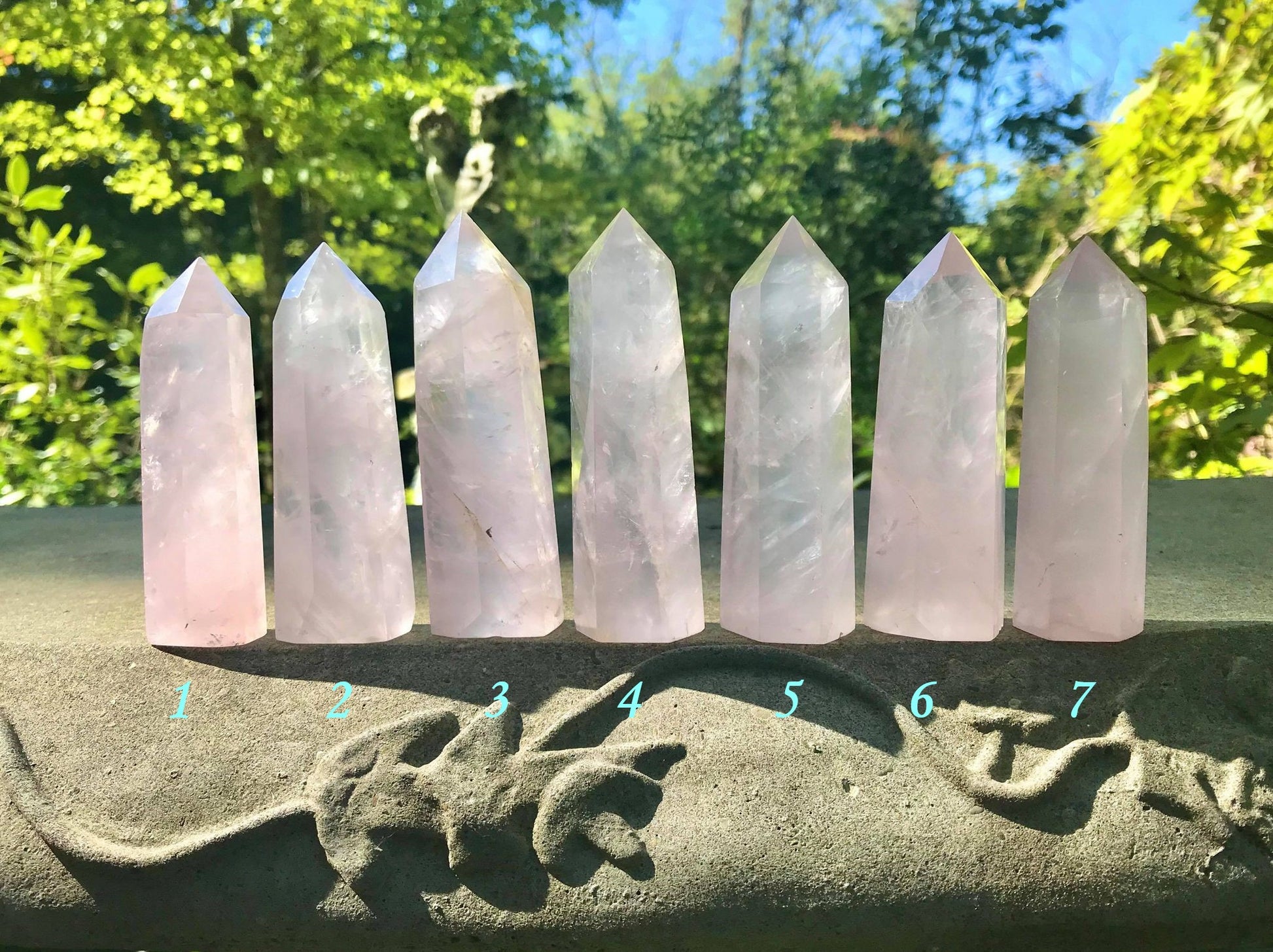 Rose Quartz Towers ~ Medium ~ Large - Gem Realm