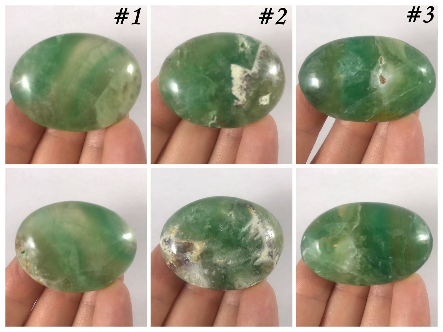 Rainbow Fluorite Palm Stones