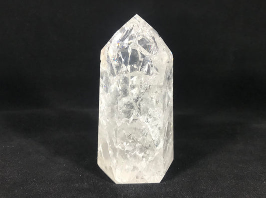 Fire & Ice Quartz Tower ~ Large ~ Brazil