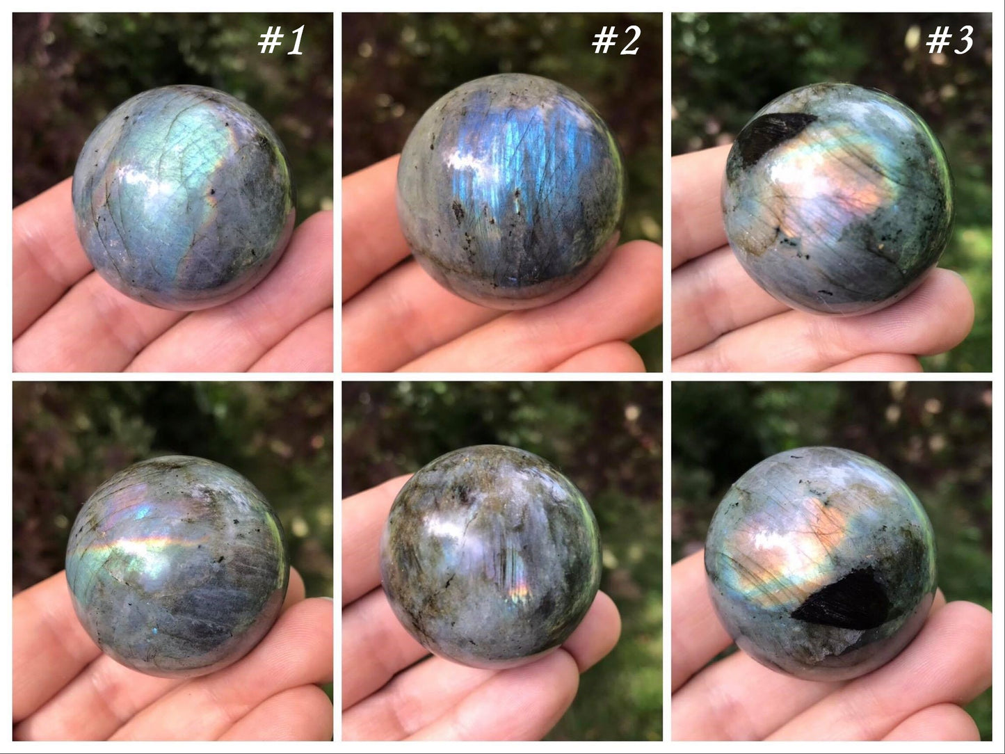 Labradorite Spheres - Gem Realm