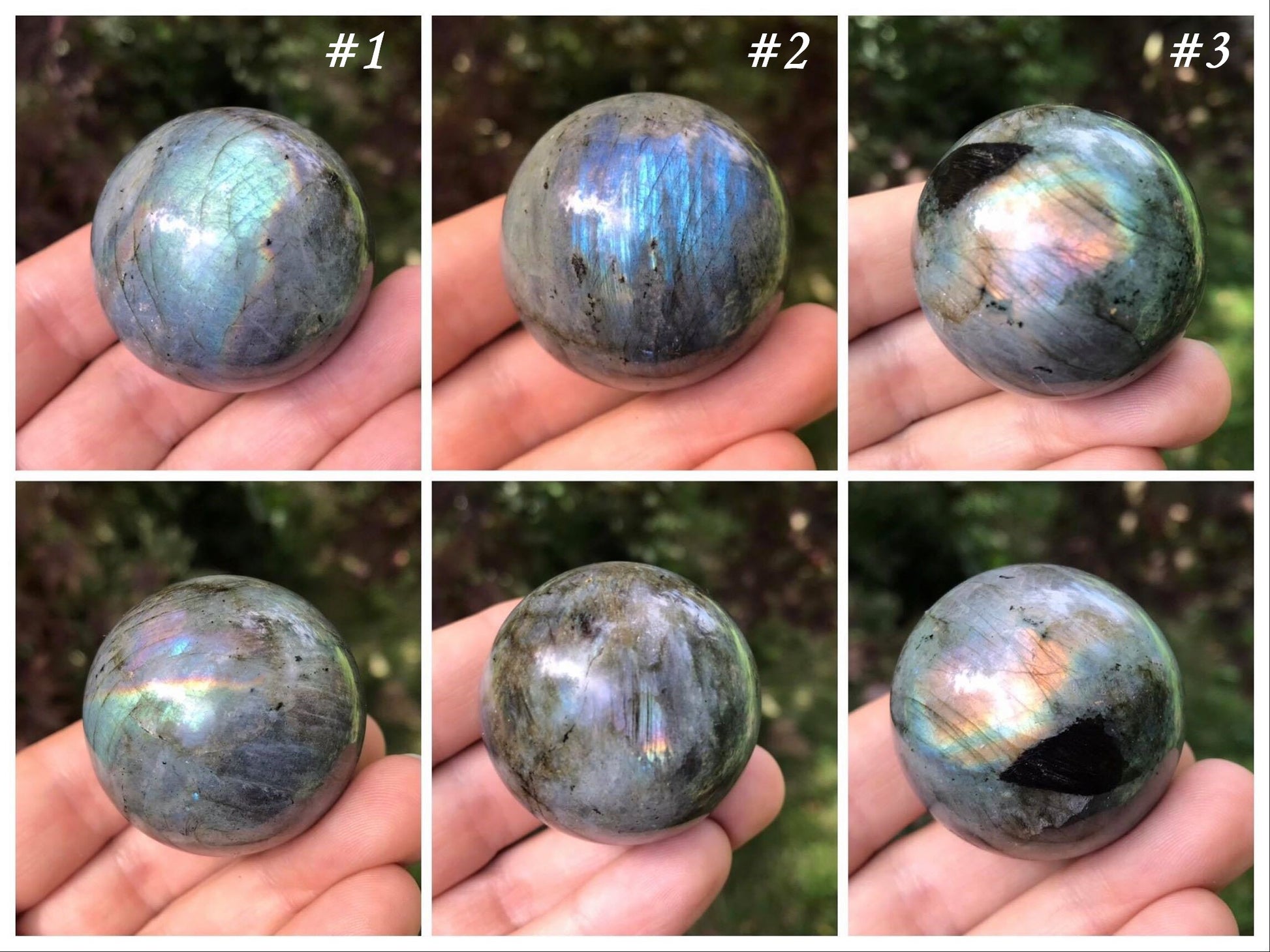 Labradorite Spheres - Gem Realm