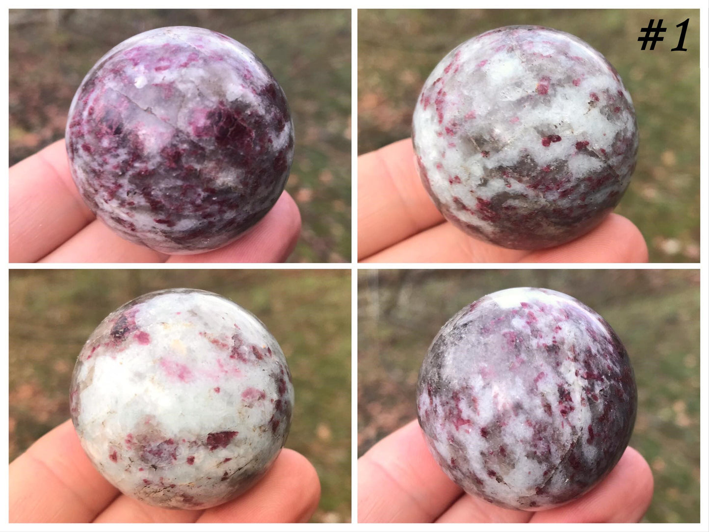 Rubellite Spheres - Gem Realm
