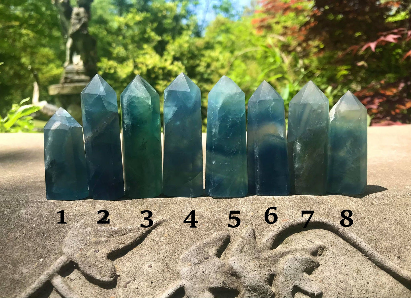 Blue Fluorite Towers