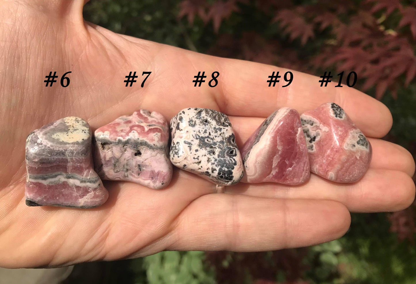 Rhodochrosite Tumbled Stones