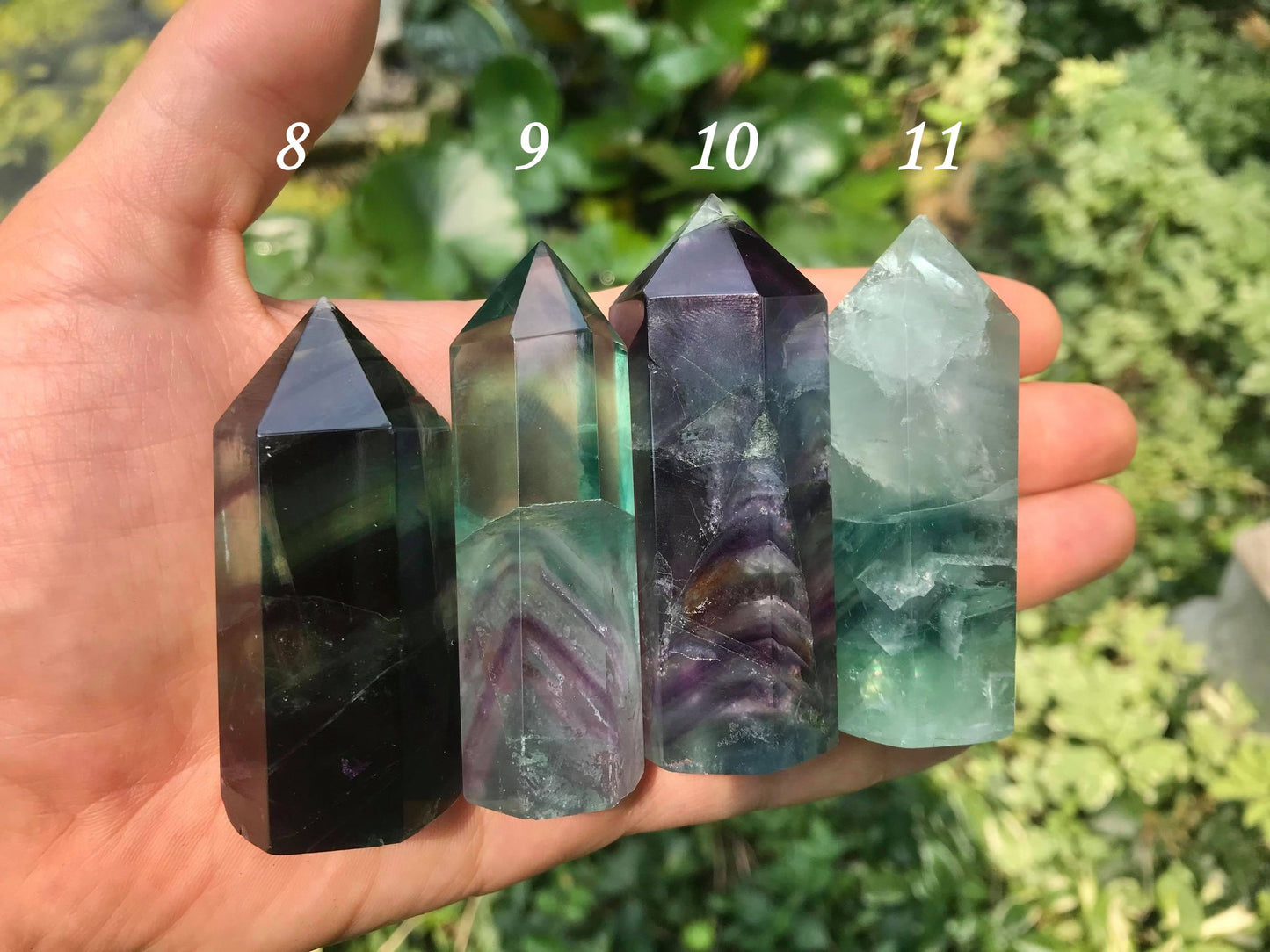 Rainbow Fluorite Towers ~ Medium