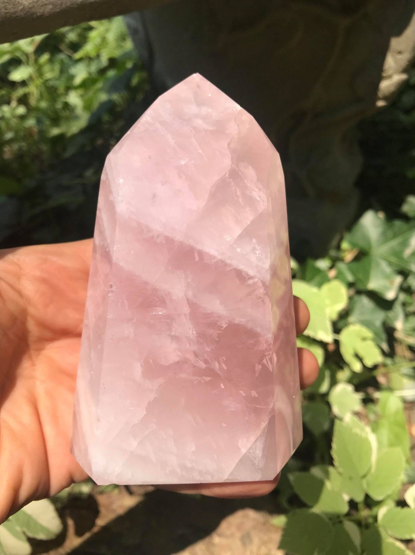 Rose Quartz Tower ~ Large