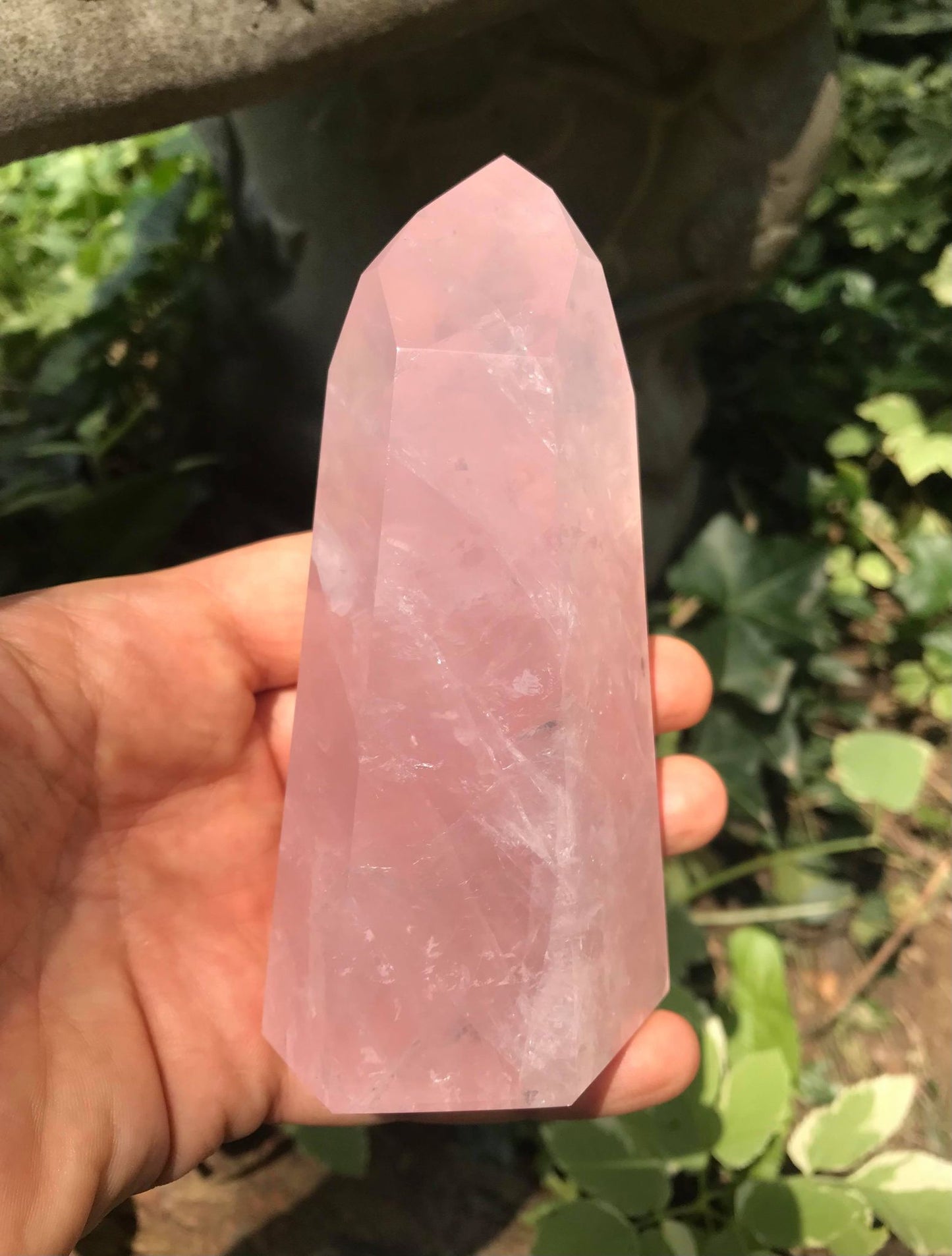 Rose Quartz Tower ~ Large