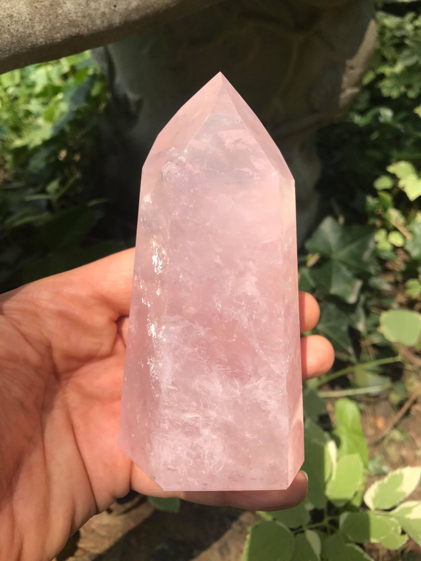 Rose Quartz Tower ~ Large