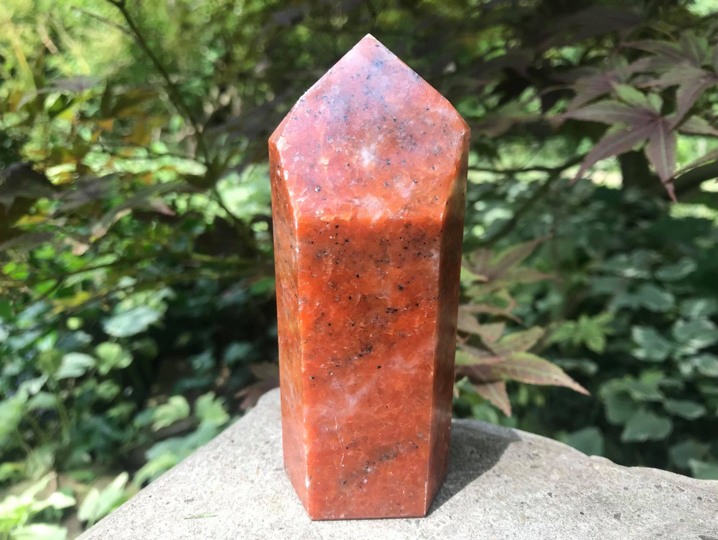 Orange Calcite Tower ~ Large