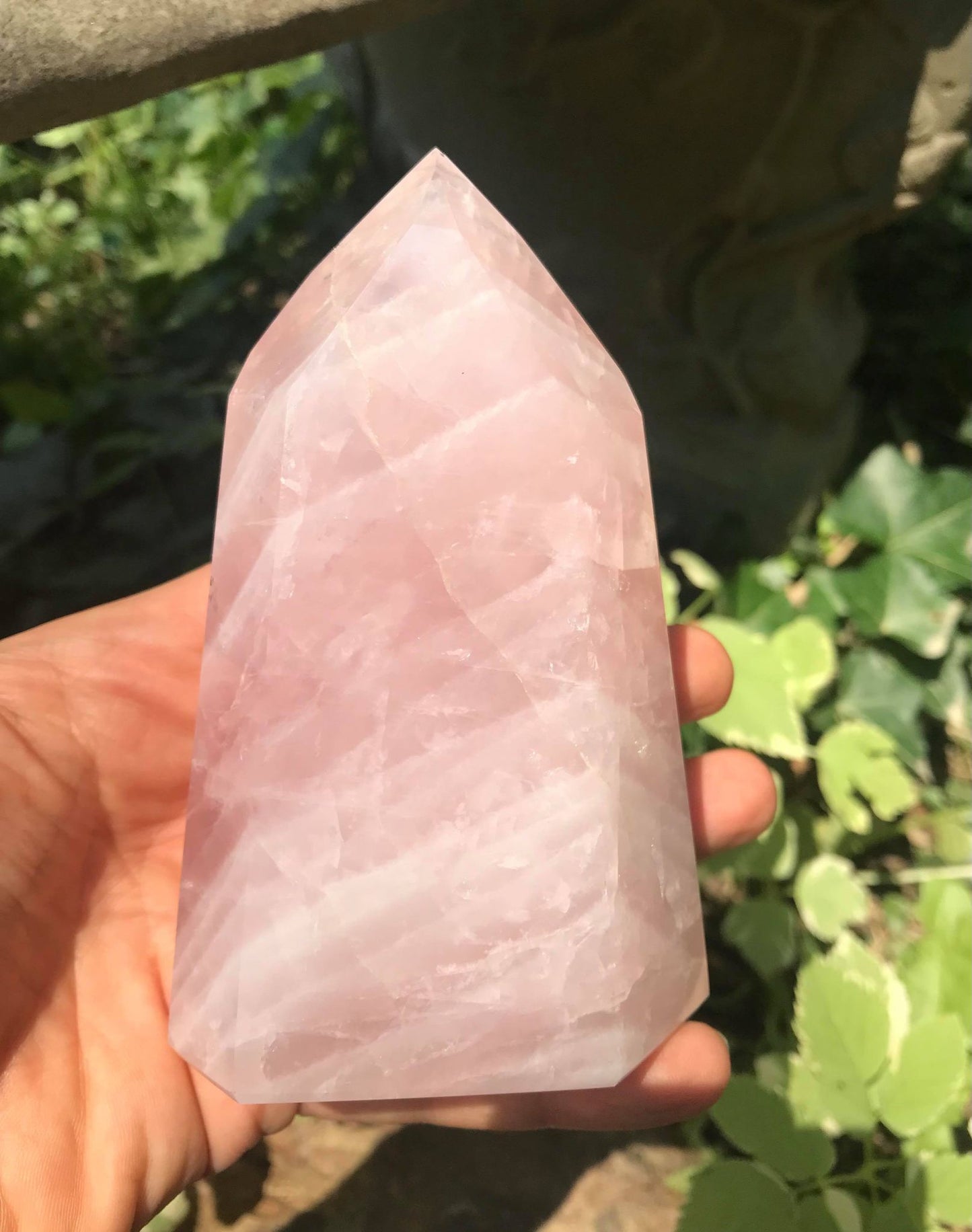 Rose Quartz Tower ~ Large