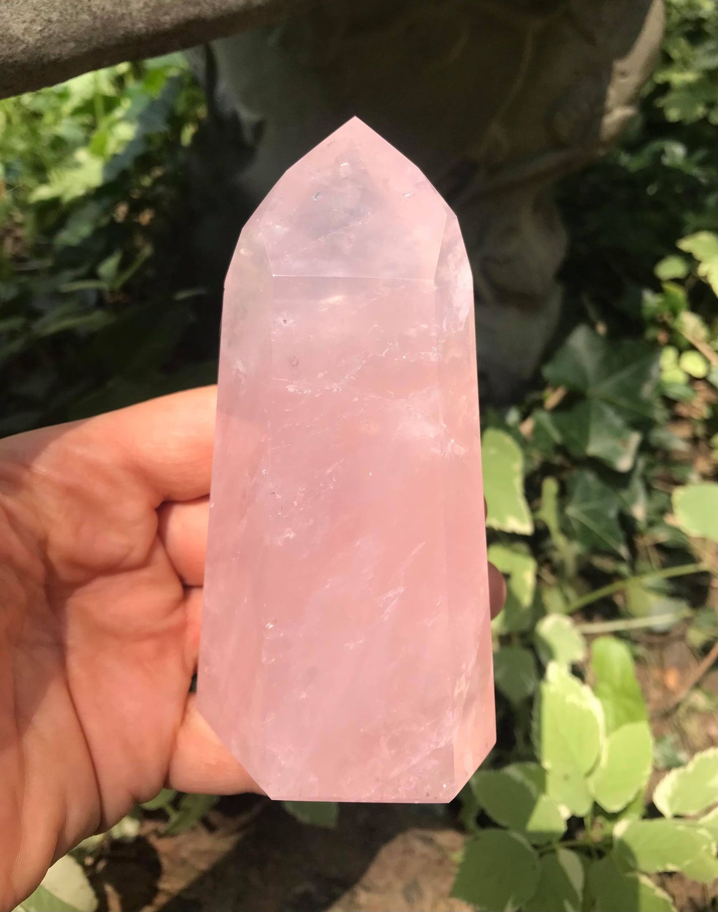 Rose Quartz Tower ~ Large