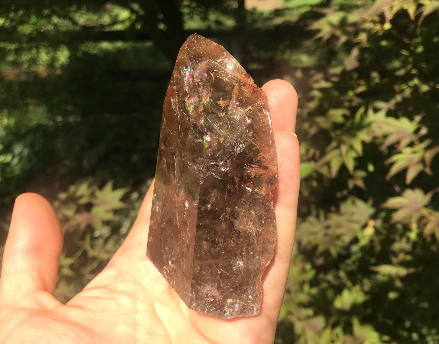 Smoky Garden Quartz Tower