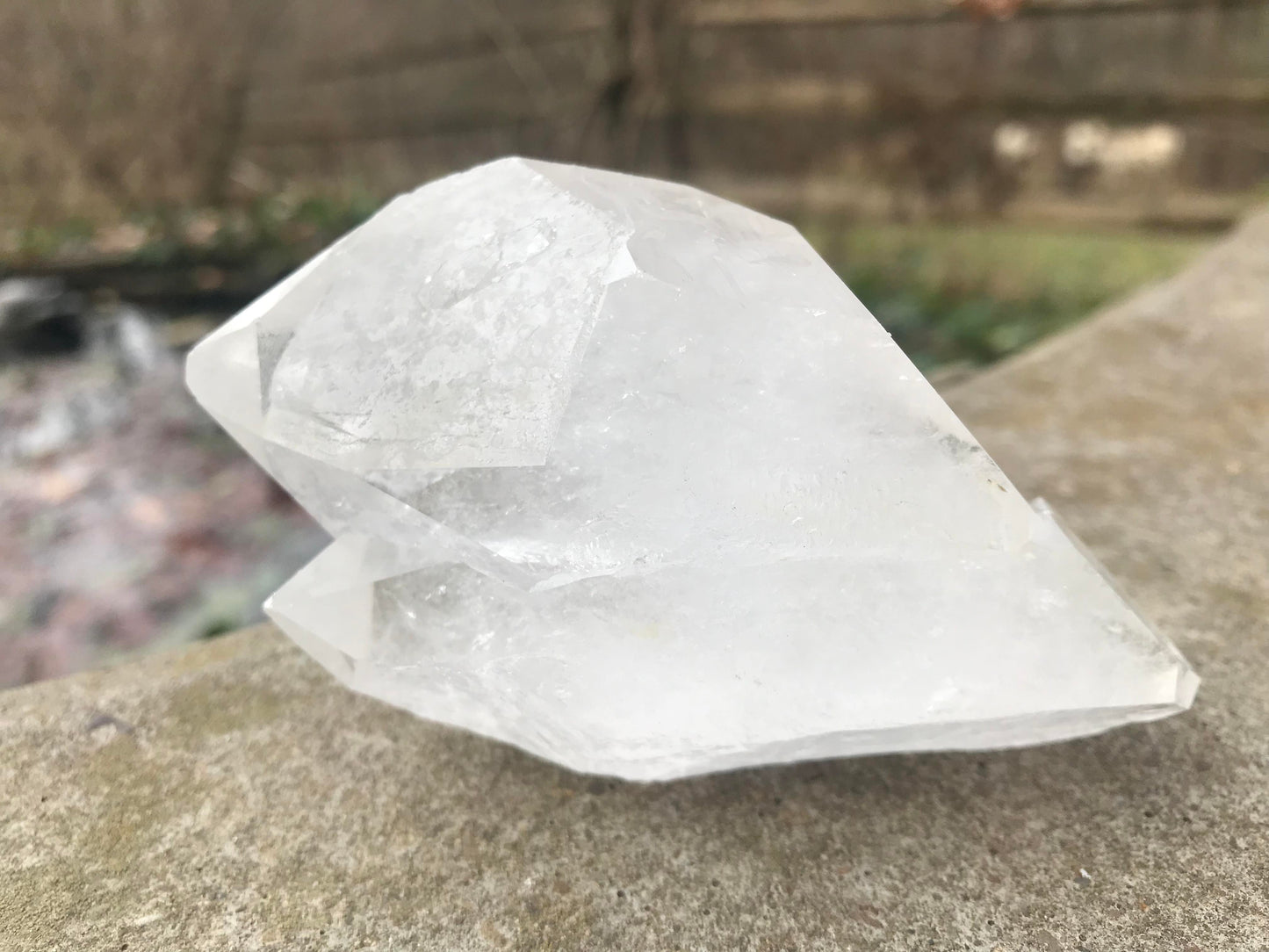 Double-Terminated Twin Quartz Point ~ Brazil