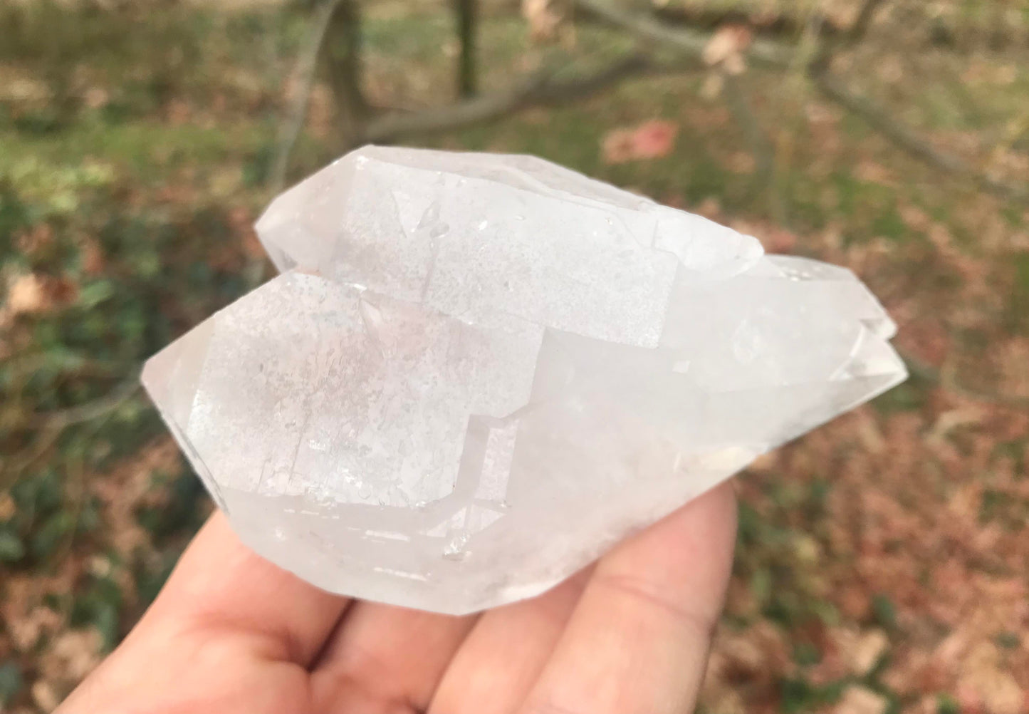 Double-Terminated Twin Quartz Point ~ Brazil