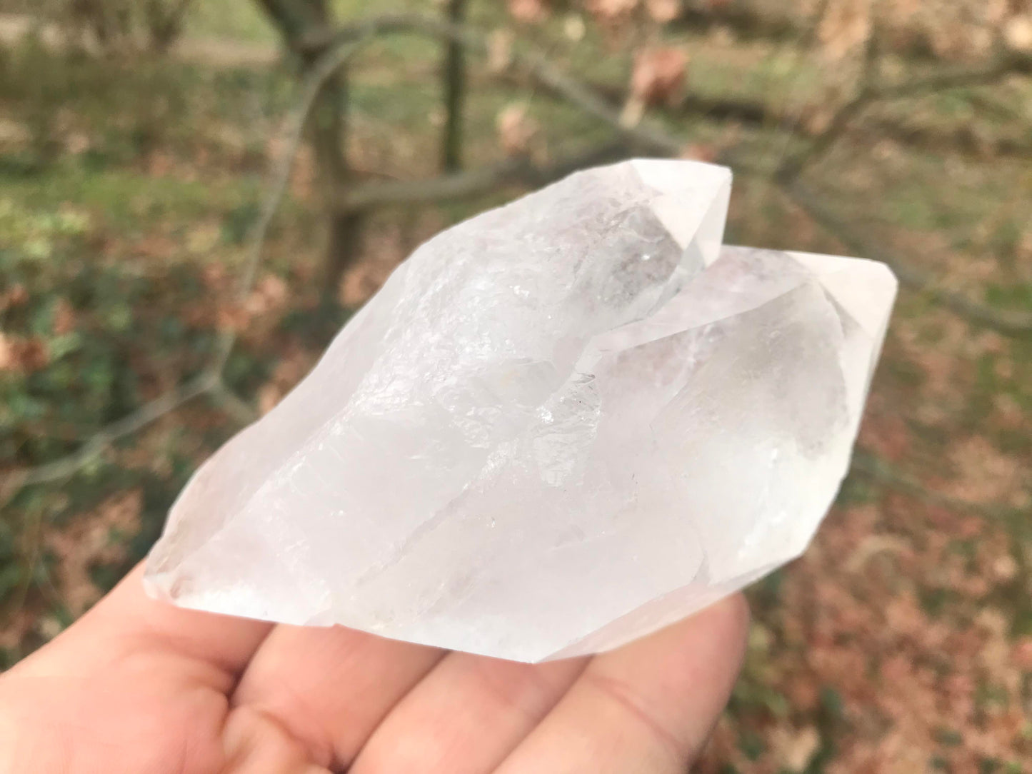 Double-Terminated Twin Quartz Point ~ Brazil