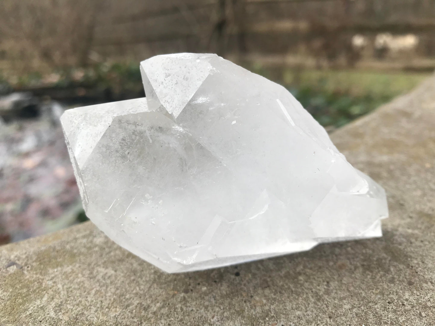 Double-Terminated Twin Quartz Point ~ Brazil