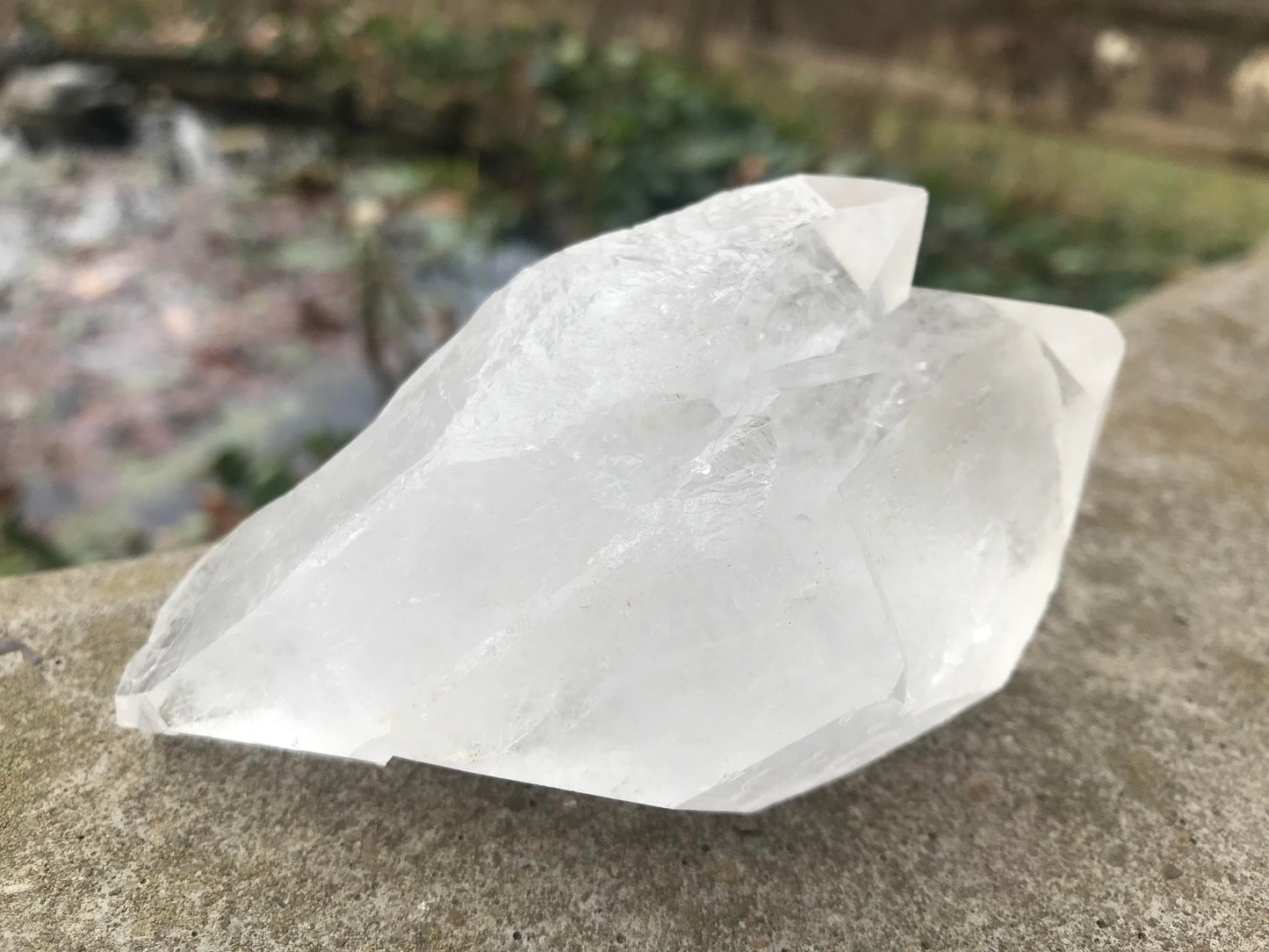 Double-Terminated Twin Quartz Point ~ Brazil