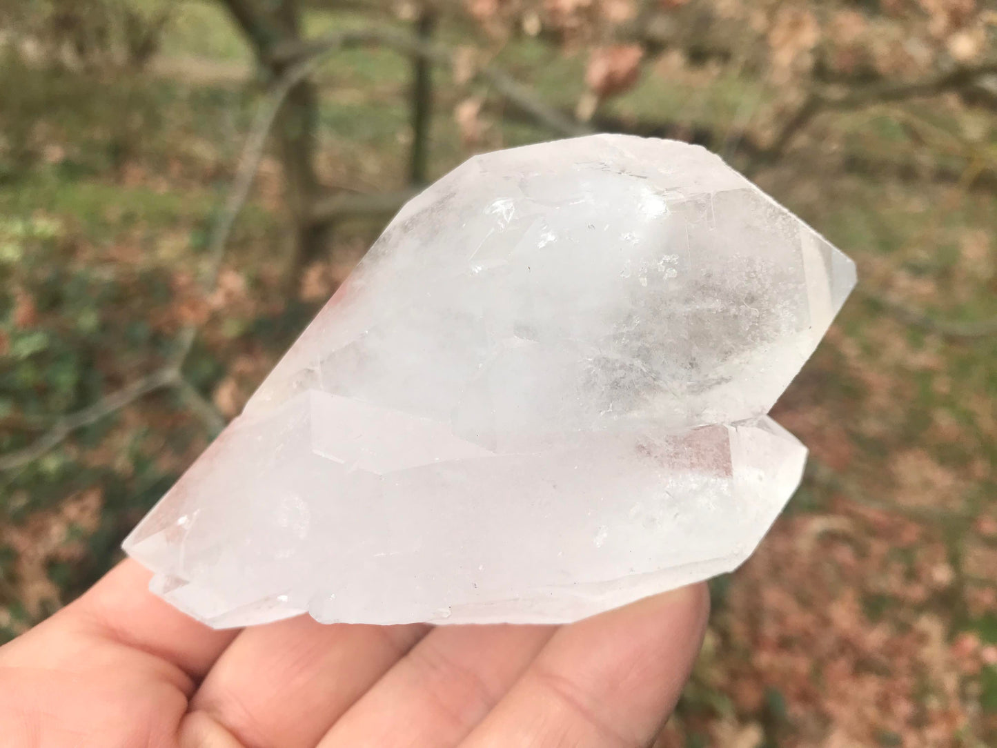 Double-Terminated Twin Quartz Point ~ Brazil