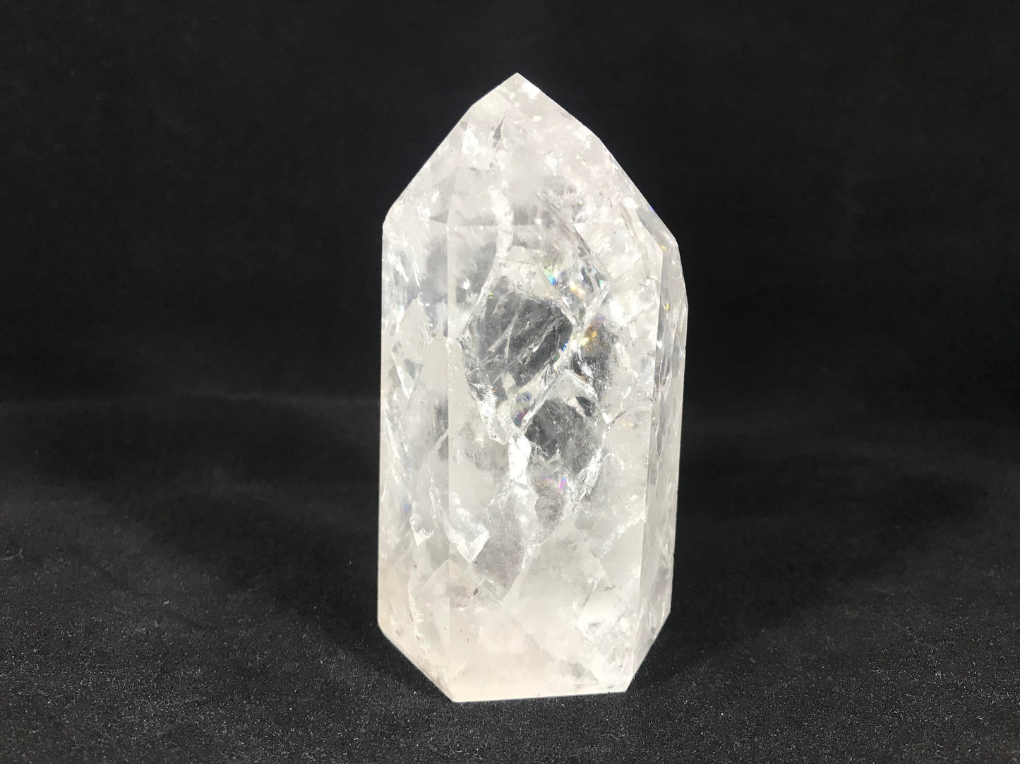 Fire & Ice Quartz Tower ~ Large ~ Brazil