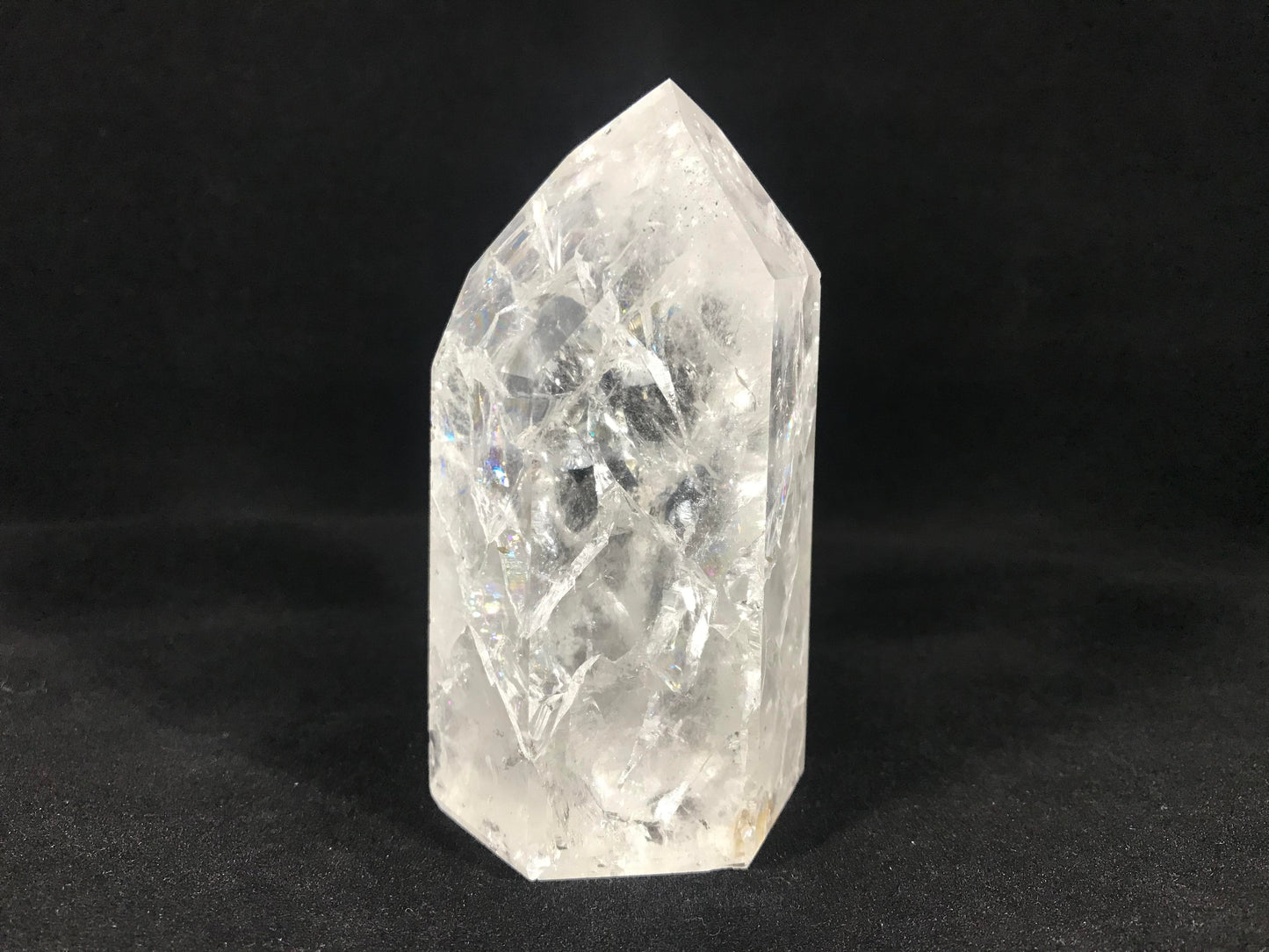Fire & Ice Quartz Tower ~ Large ~ Brazil