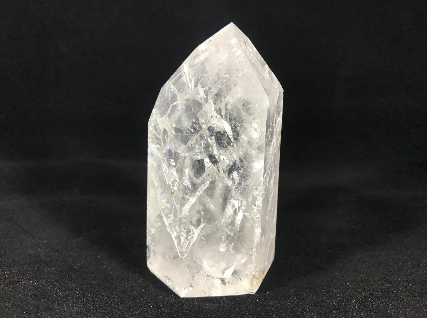 Fire & Ice Quartz Tower ~ Large ~ Brazil