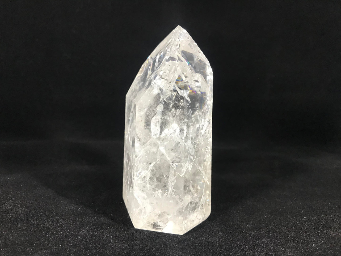 Fire & Ice Quartz Tower ~ Large ~ Brazil