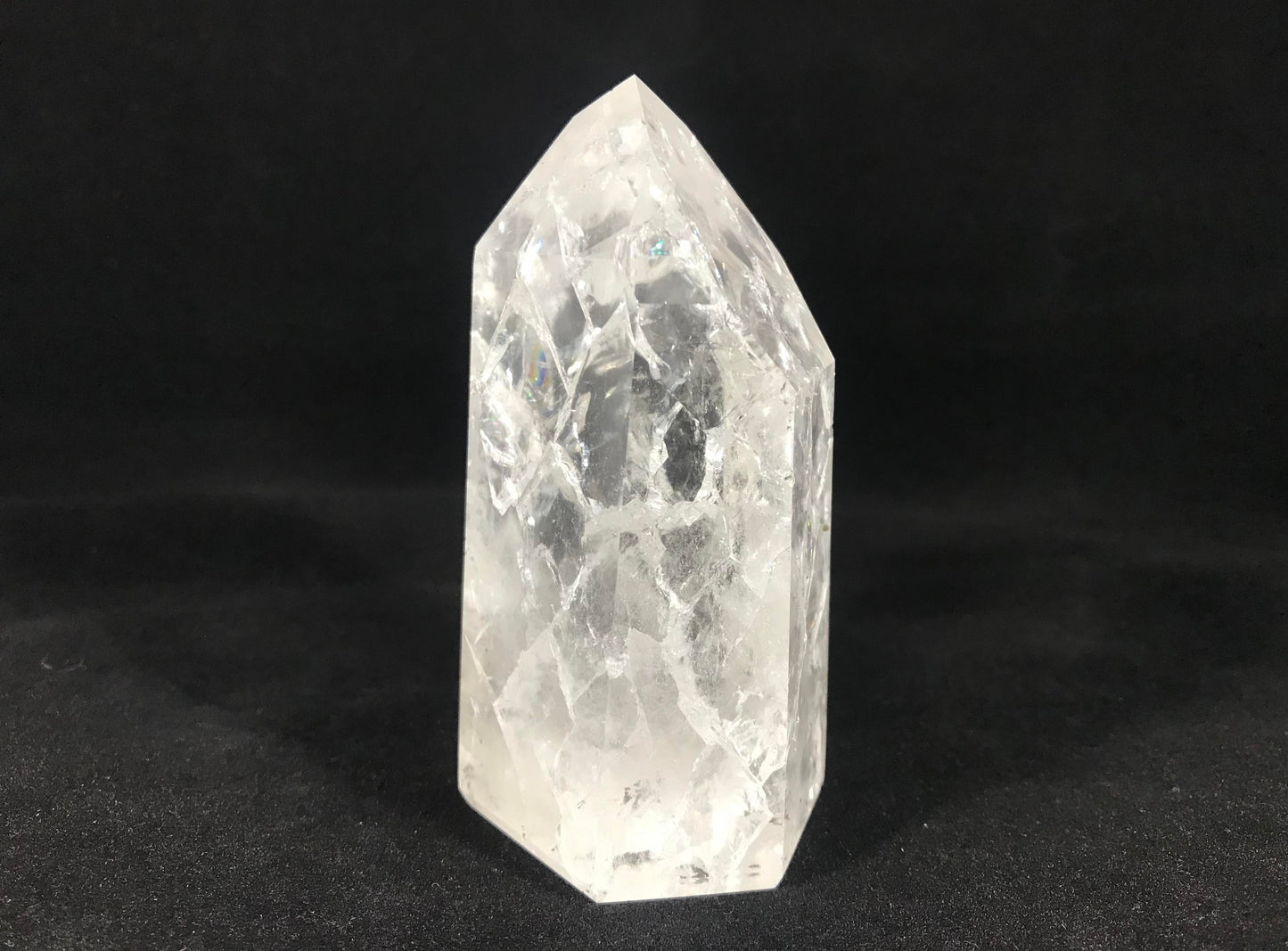 Fire & Ice Quartz Tower ~ Large ~ Brazil