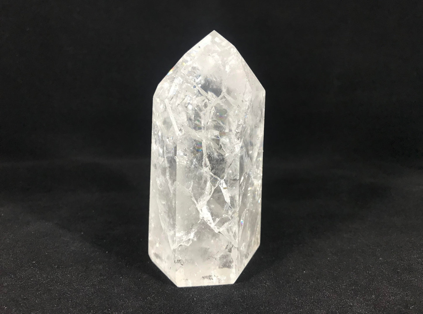 Fire & Ice Quartz Tower ~ Large ~ Brazil