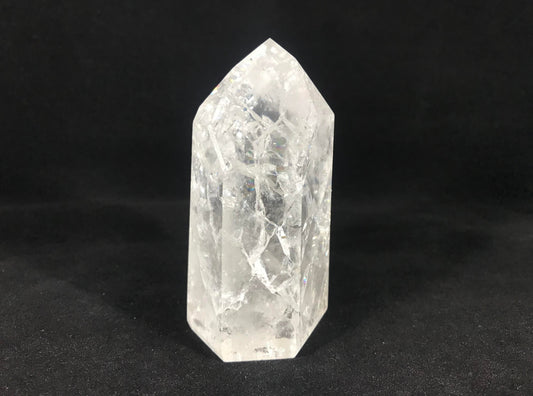 Fire & Ice Quartz Tower ~ Large ~ Brazil